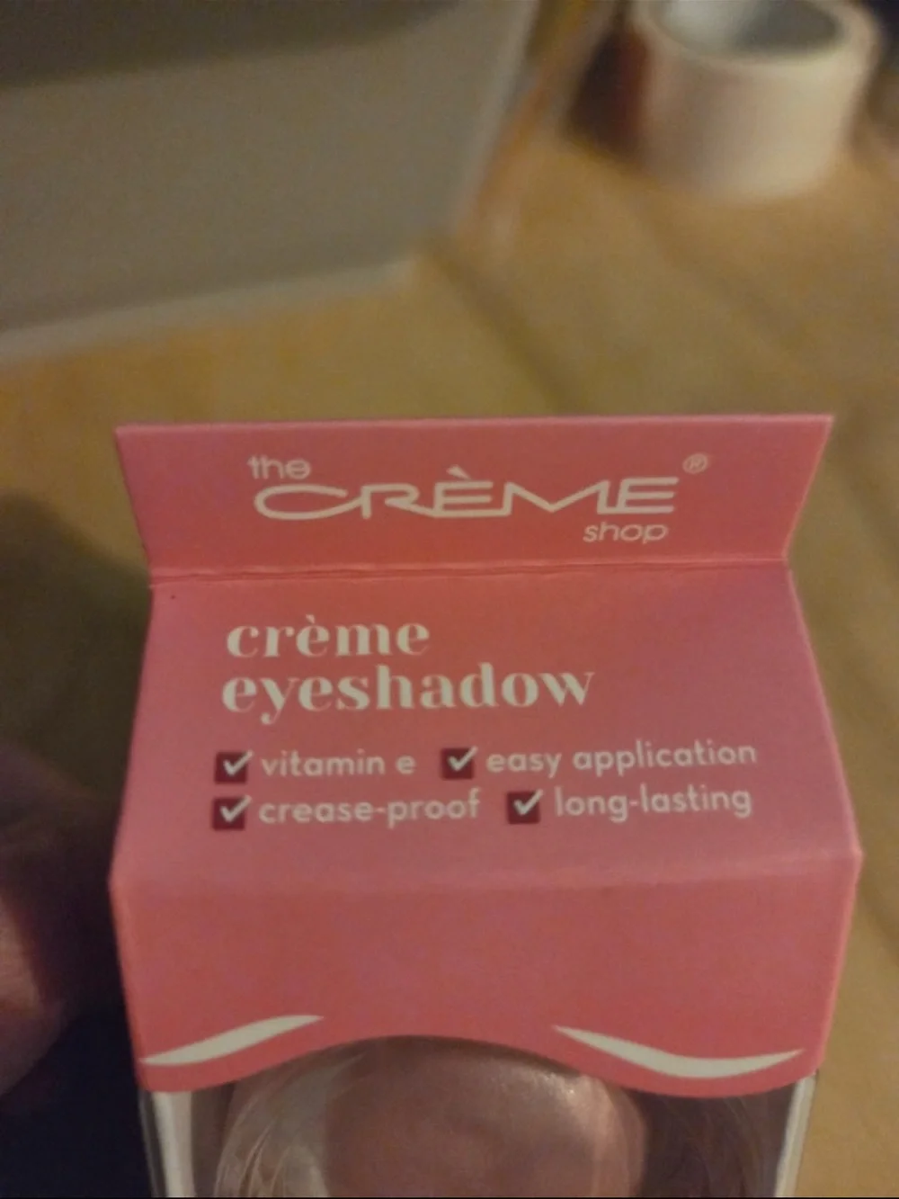 the CRÈME Shop Fruit Tart Cream Eyeshadow - Pink
